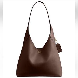 Coach Brooklyn 28 slouchy shoulder bag in maple purse NWOT